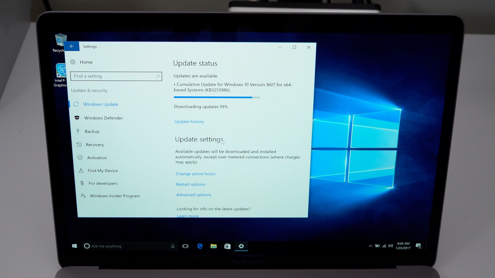 how to install windows 10 on a macbook
