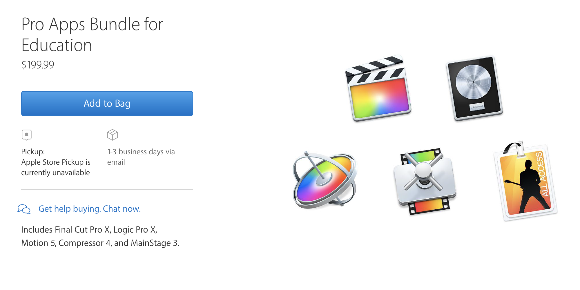 final cut pro for mac 10.9.5