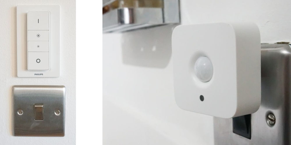 Hue dimmer deals switch homekit