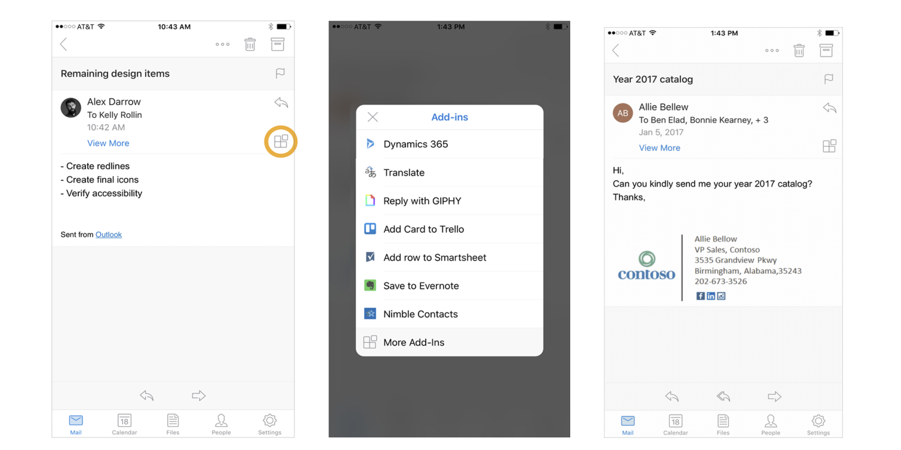 Outlook for iOS gains ‘addins’ to bring thirdparty app integration to