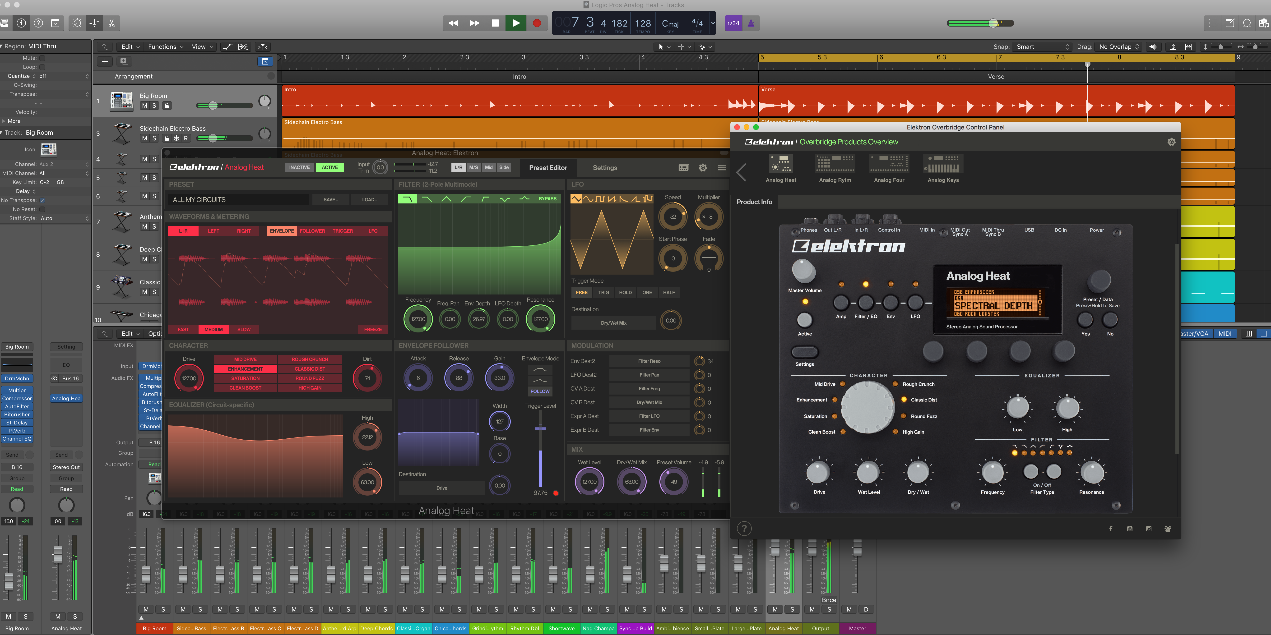 Logic Pros Review: Elektron's hardware Analog Heat effects unit works ...