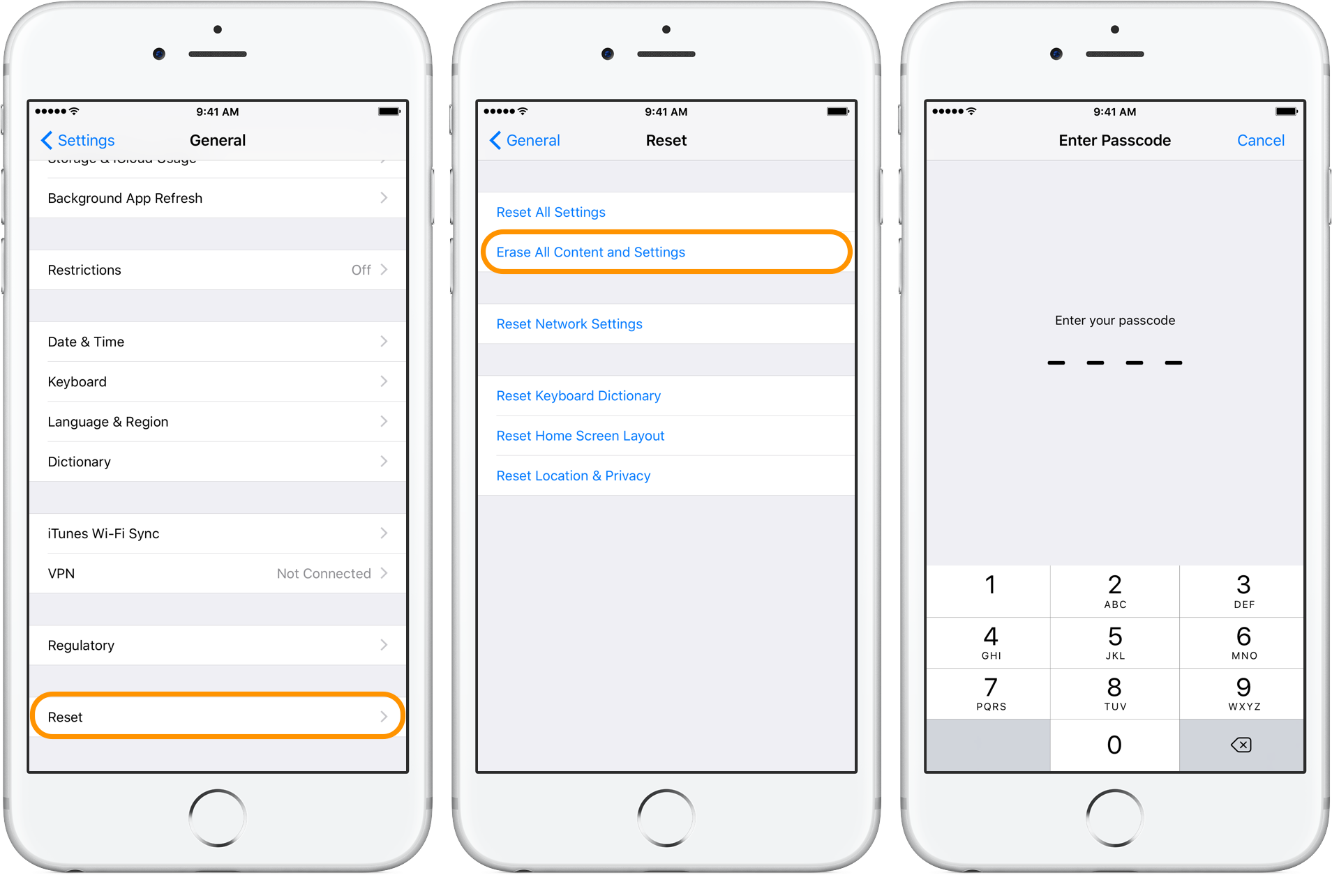 how to reset your passcode on iphone without restoring