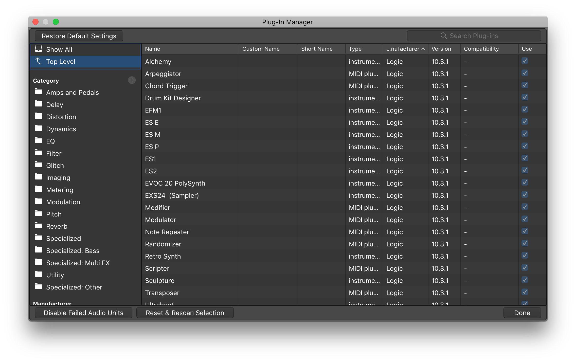 Logic Pros (101) Working with Audio Effects and Software Instrument