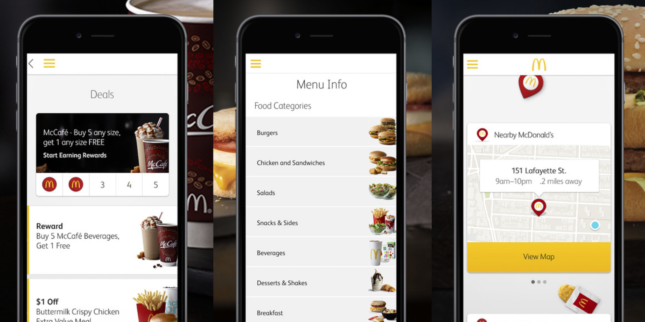 McDonald's says new mobile ordering app will be location-aware, offers