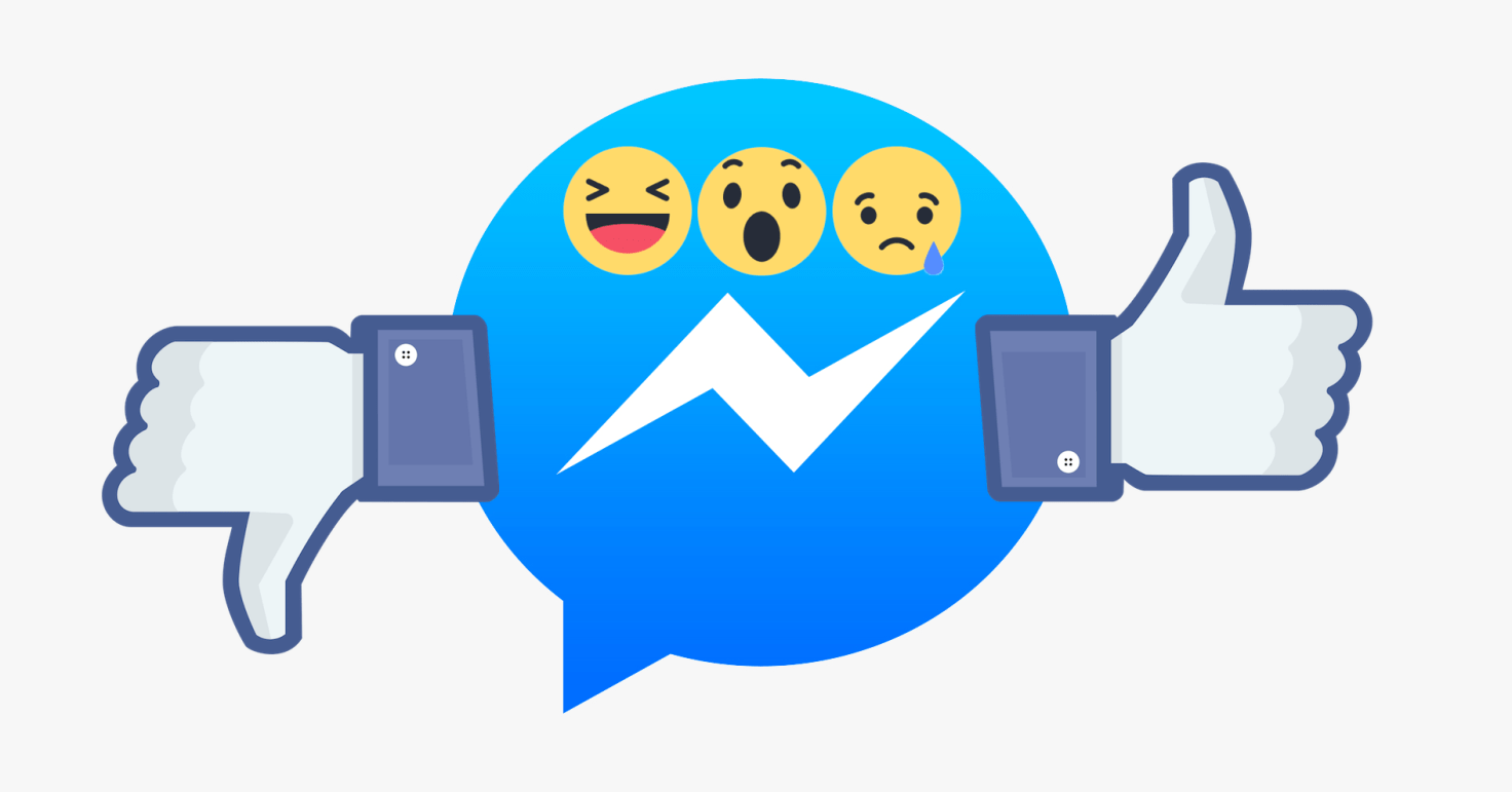 Facebook begins testing iMessage-like reactions in Messenger, including