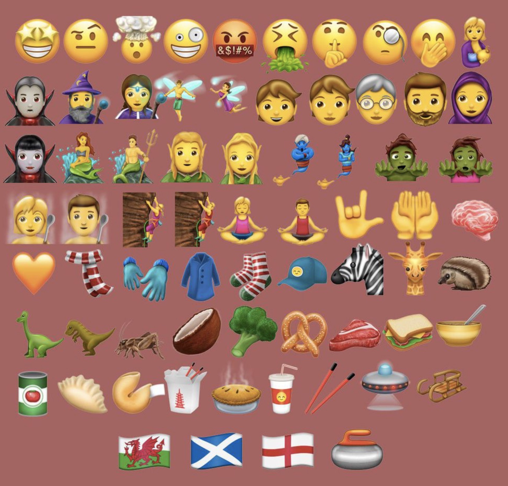 Here are the 69 new emoji coming with Unicode 10 this summer
