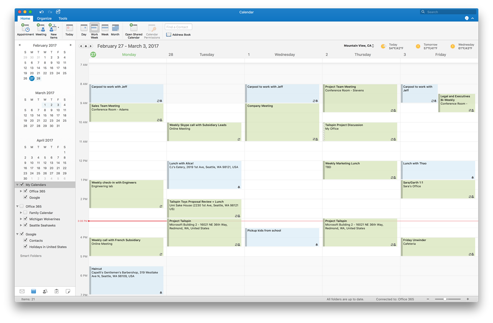 how to sync outlook calendar with ical on mac