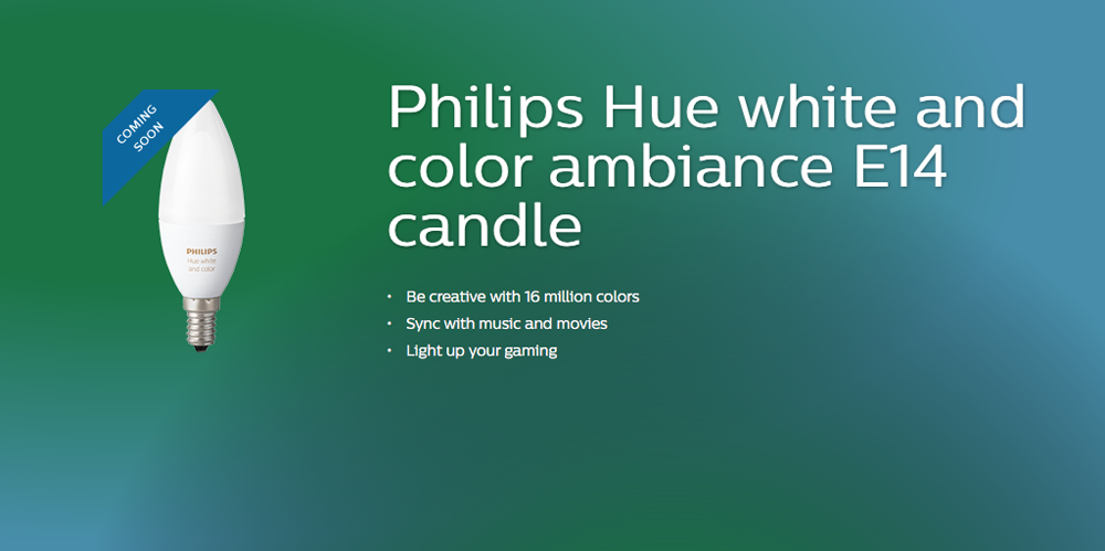 Philips Hue range being extended to E14 'candle' bulbs from next month,  suitable for smaller lamps - 9to5Mac