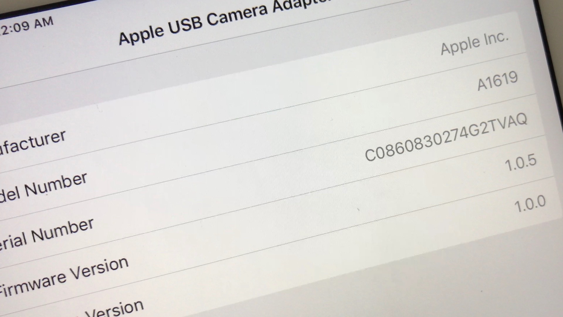 Lightning to USB 3 Camera Adapter - Apple (FR)