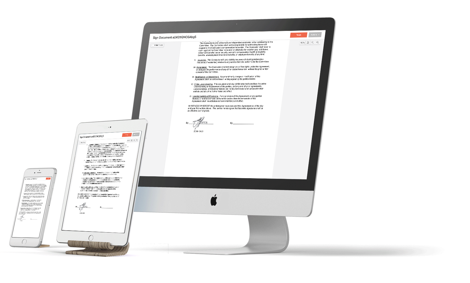 Eversign makes legally binding digital signatures online and inperson easy on your iPhone, iPad