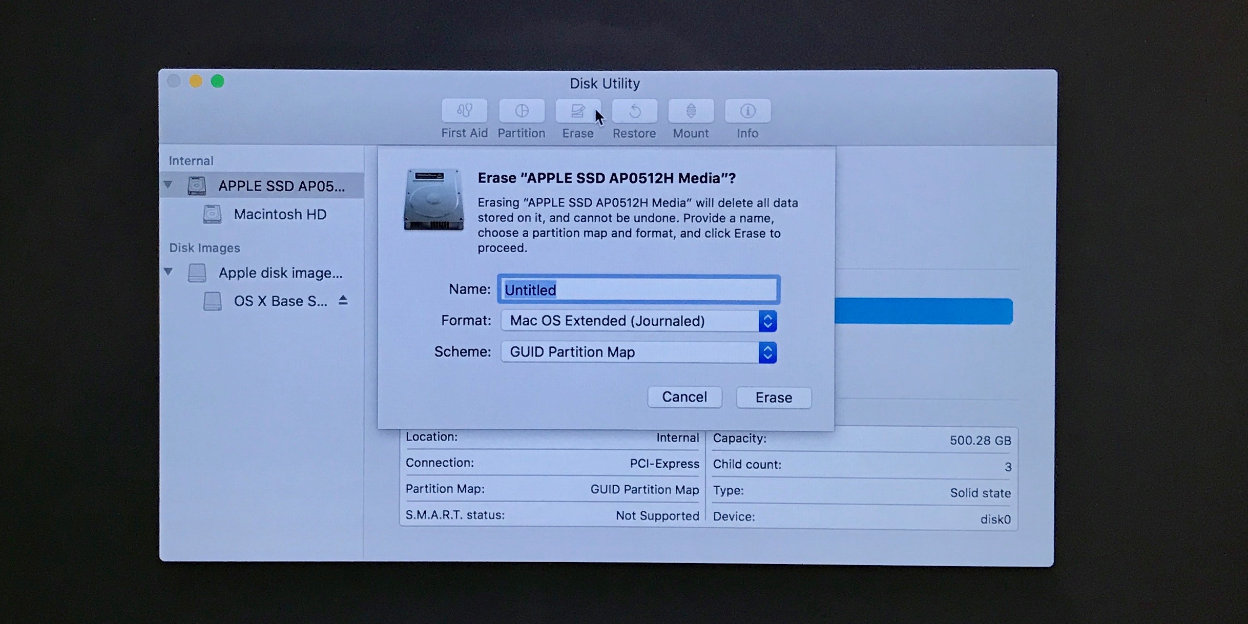 how to factory reset mac before selling
