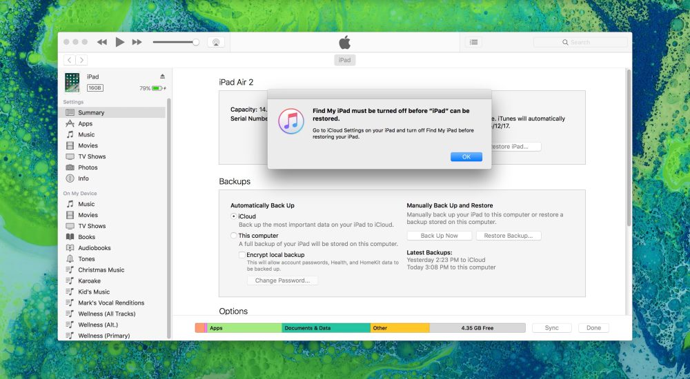 How to restore iPad from iTunes Backup 9to5Mac