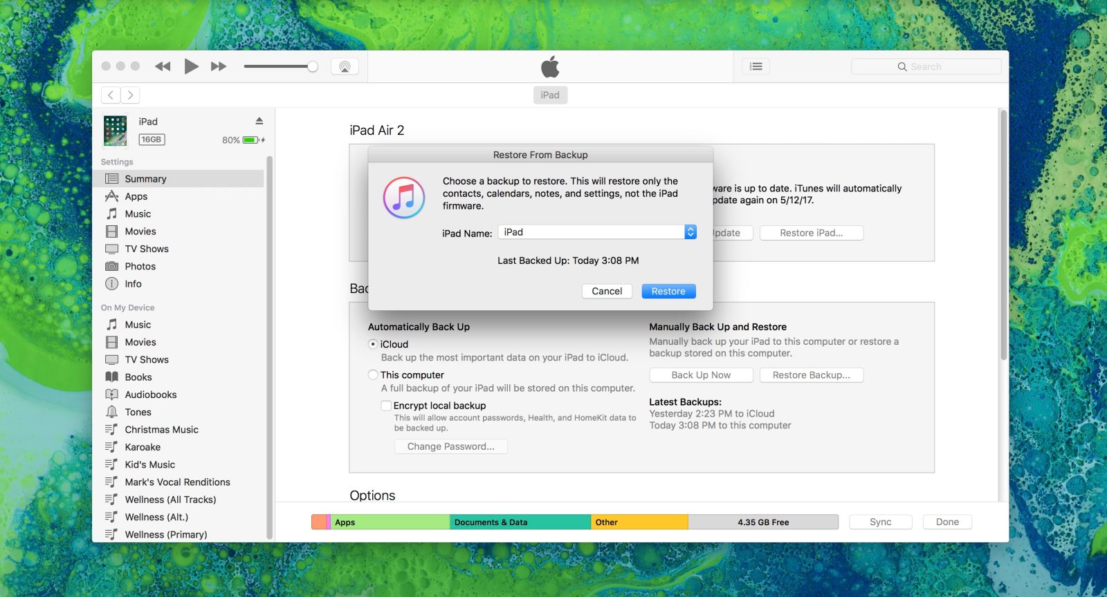 How to restore iPad from iTunes Backup - 9to5Mac