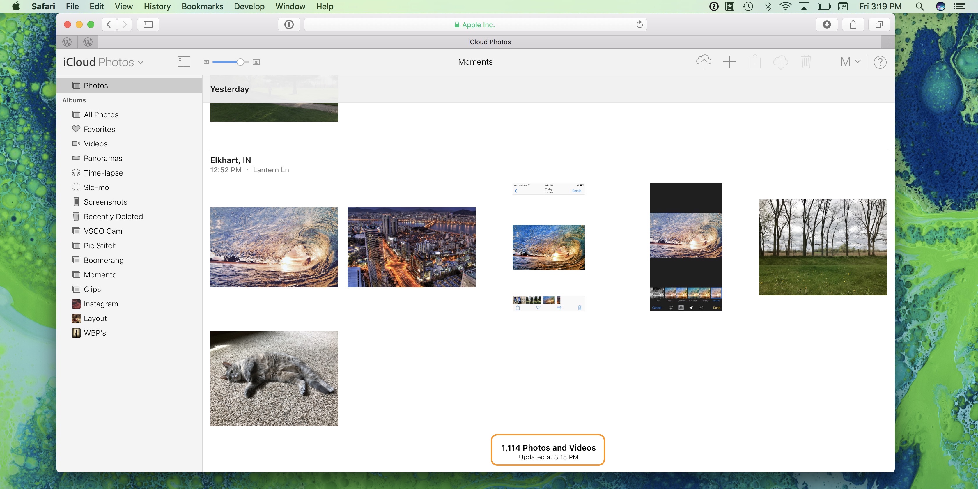 Image showing iCloud Photo Library on iCloud.com