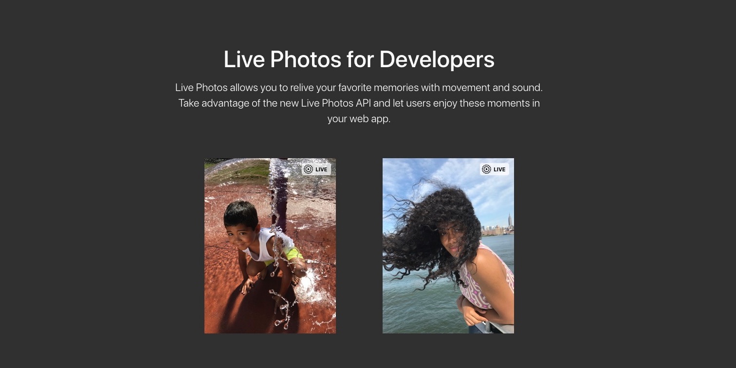 LivePhotos Kit JavaScript API