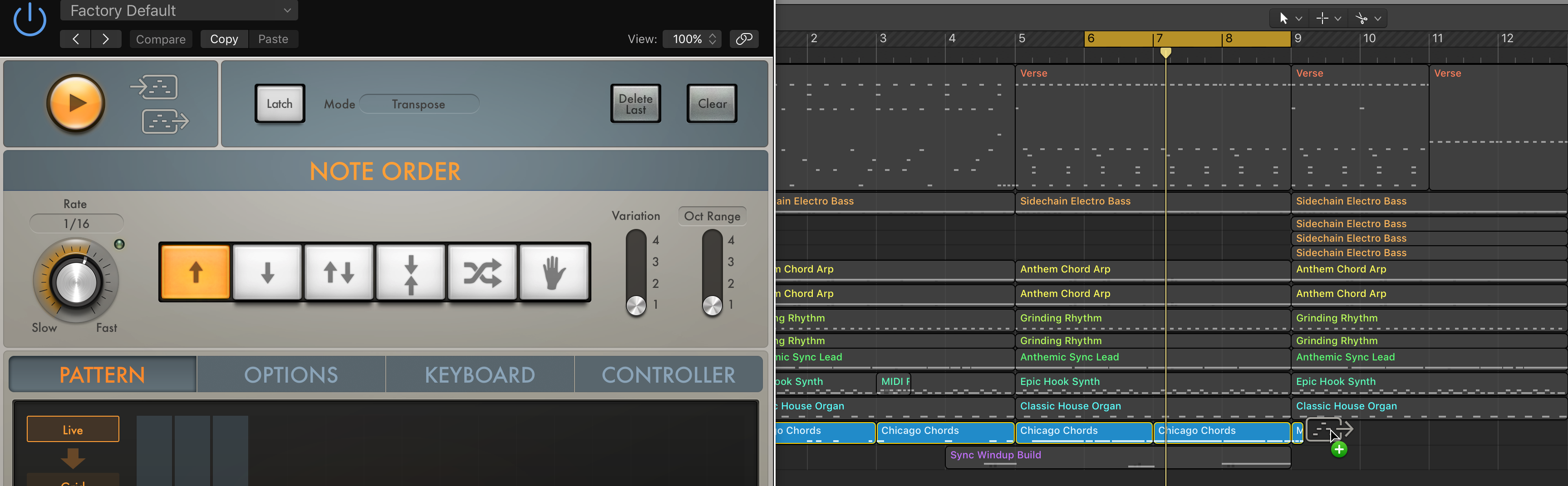 logic pro guitar tuner