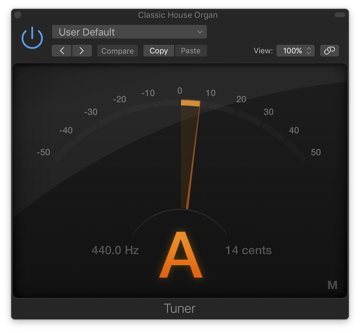 guitar tuner logic