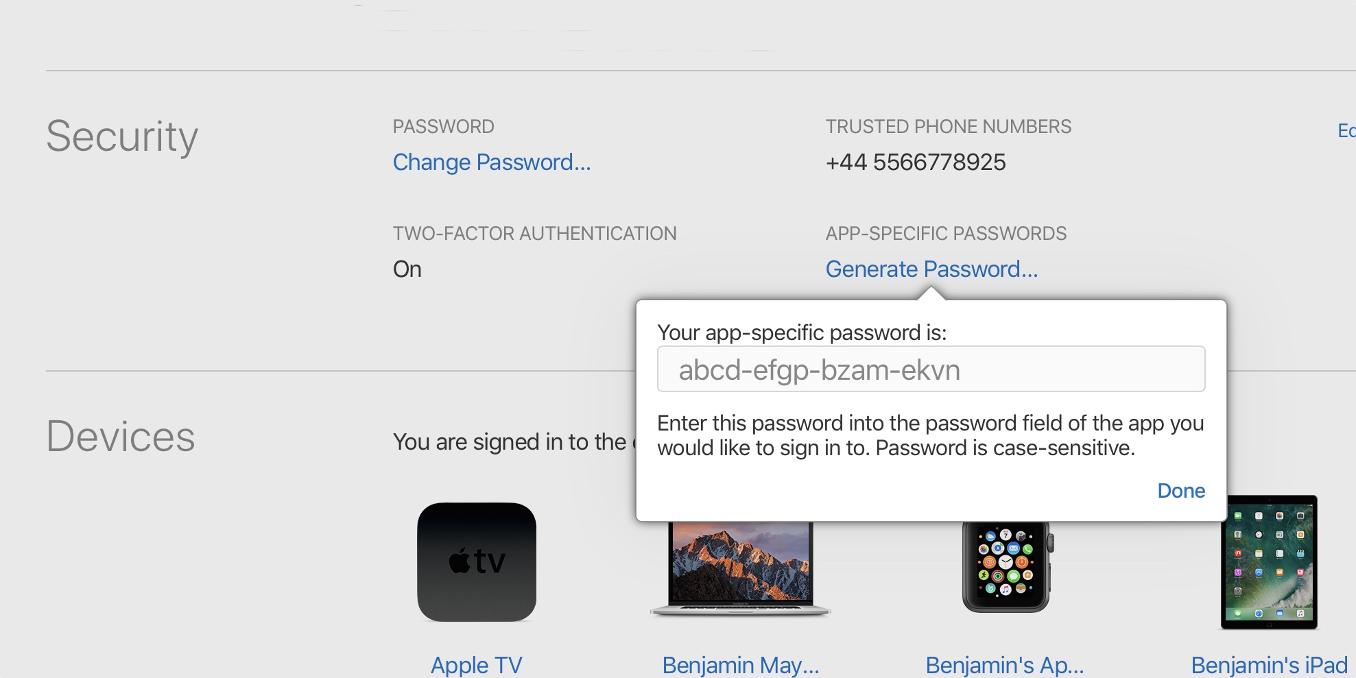 app apple passwords to