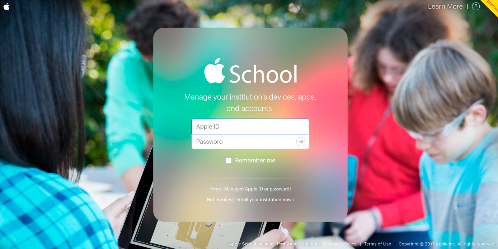 Apple school manager что это