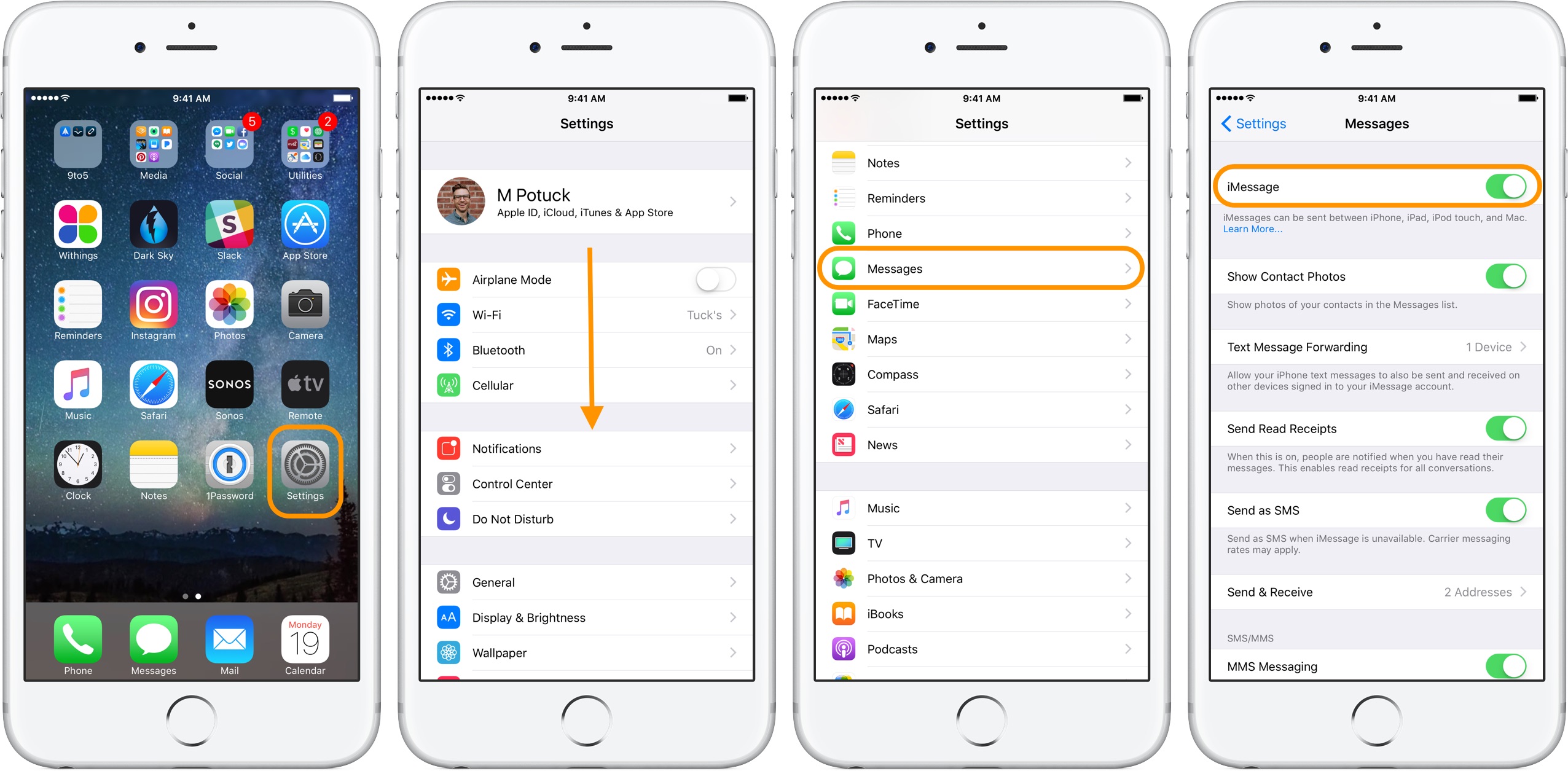 How To Turn On Imessage On Iphone