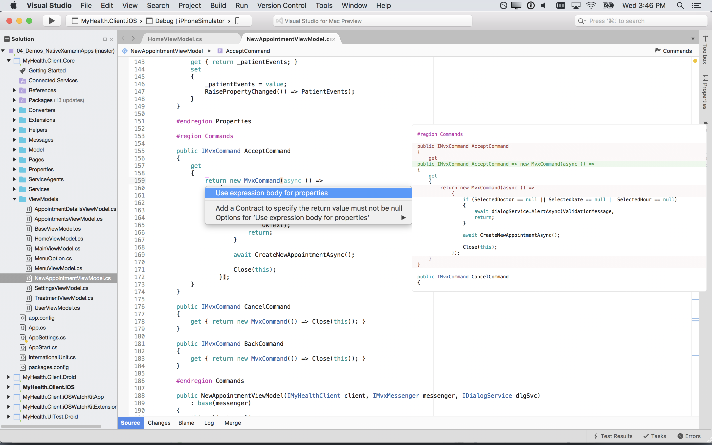 Visual Studio For Mac 10.10.5