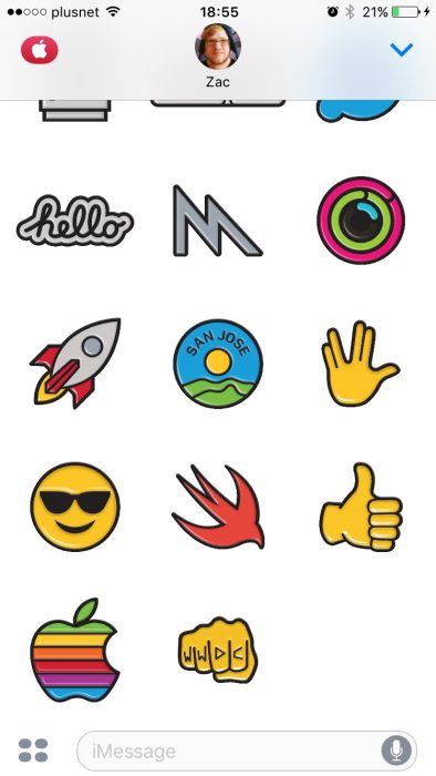WWDC 2017 iMessage App Stickers