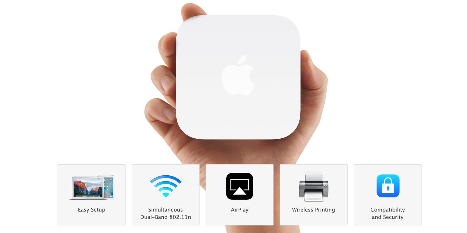 Manifest Cusco Gå ud Apple officially discontinues AirPort router line, no plans for future  hardware - 9to5Mac