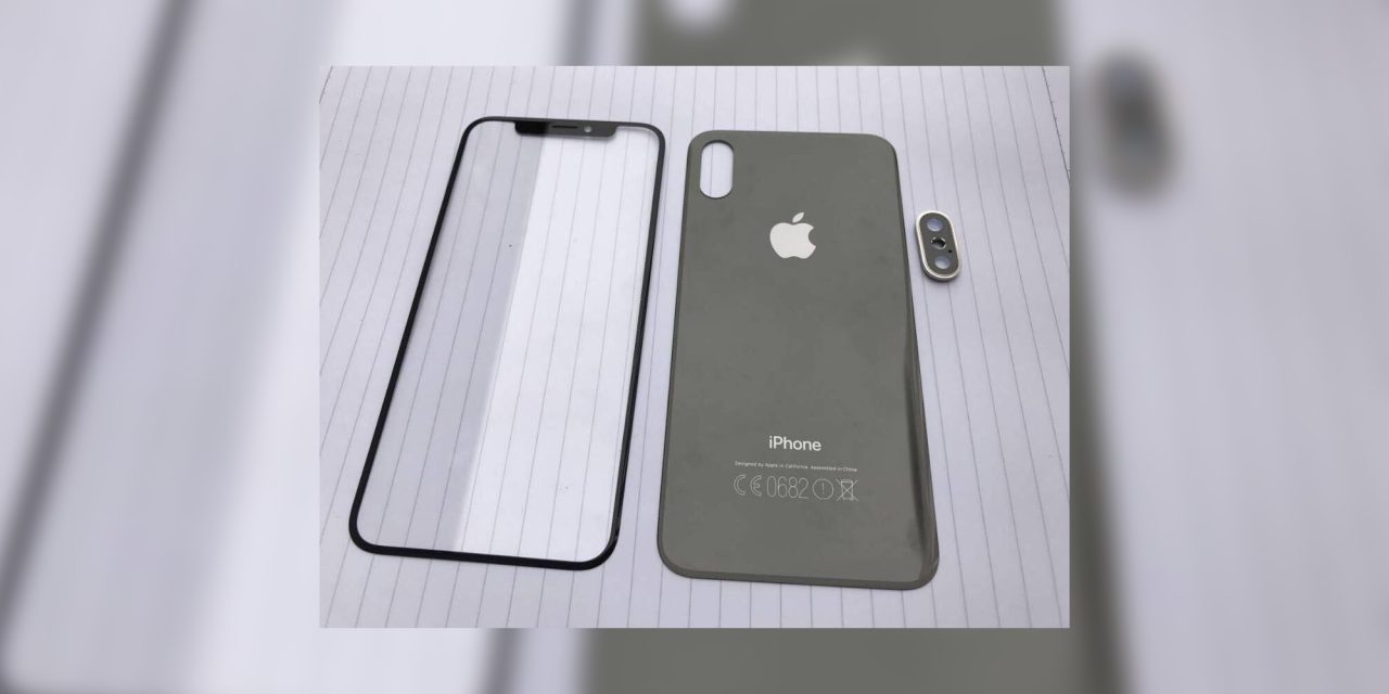 Alleged iPhone 8 Front and Rear glass panels