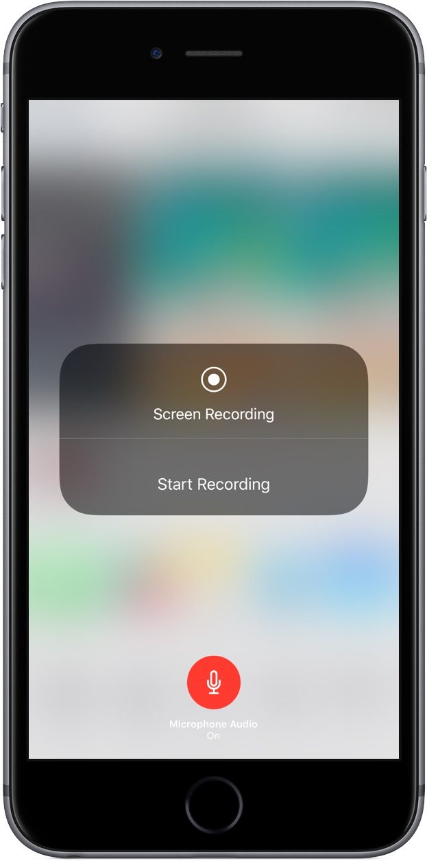 how to screen record with sound on iphone
