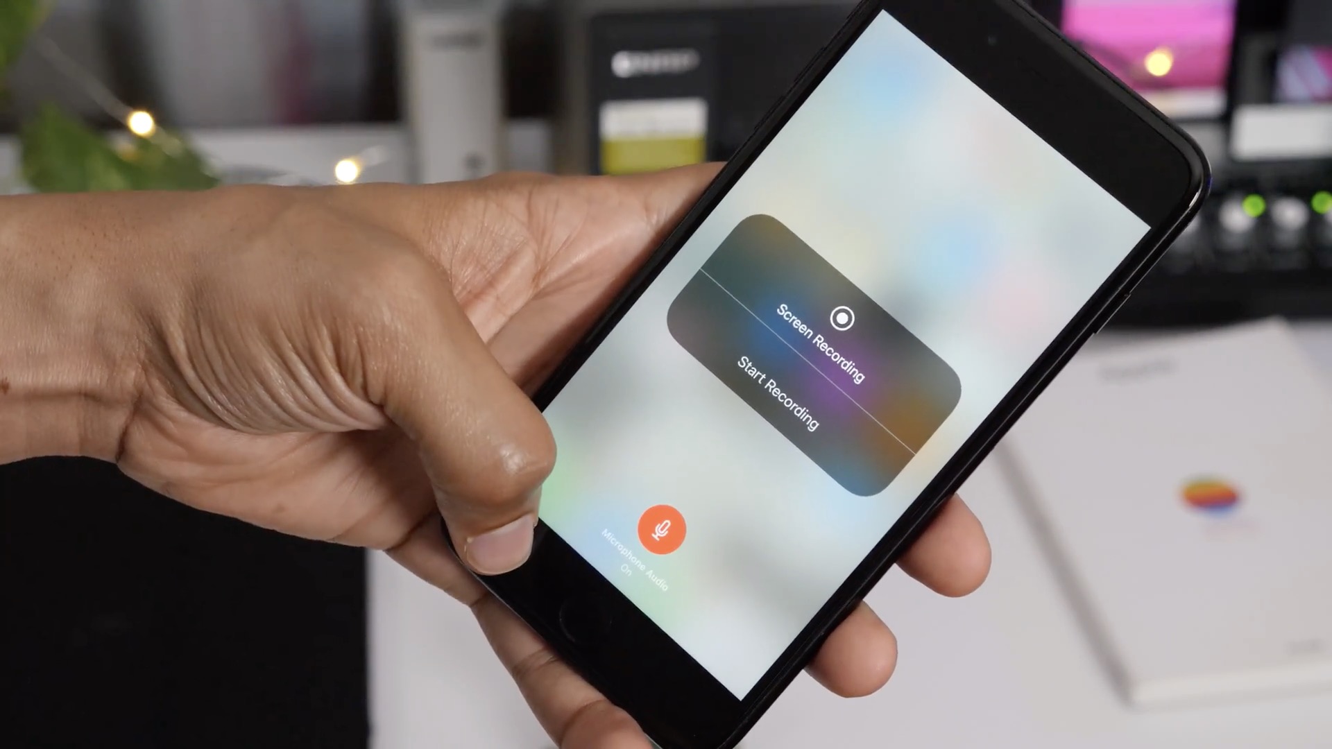 how to screen record on iphone se