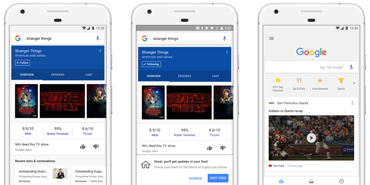 Google Makes Ios Search App More Personal With A Feed Based On Your Interests 9to5mac