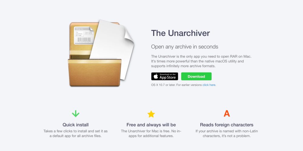 The unarchiver rar machine