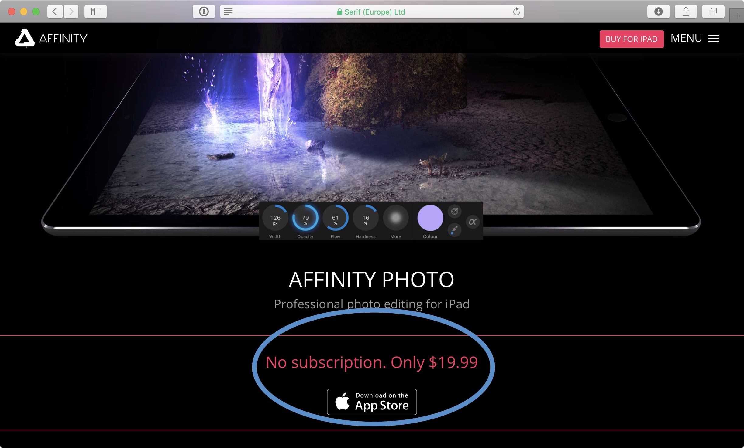 affinity photo free upgrade