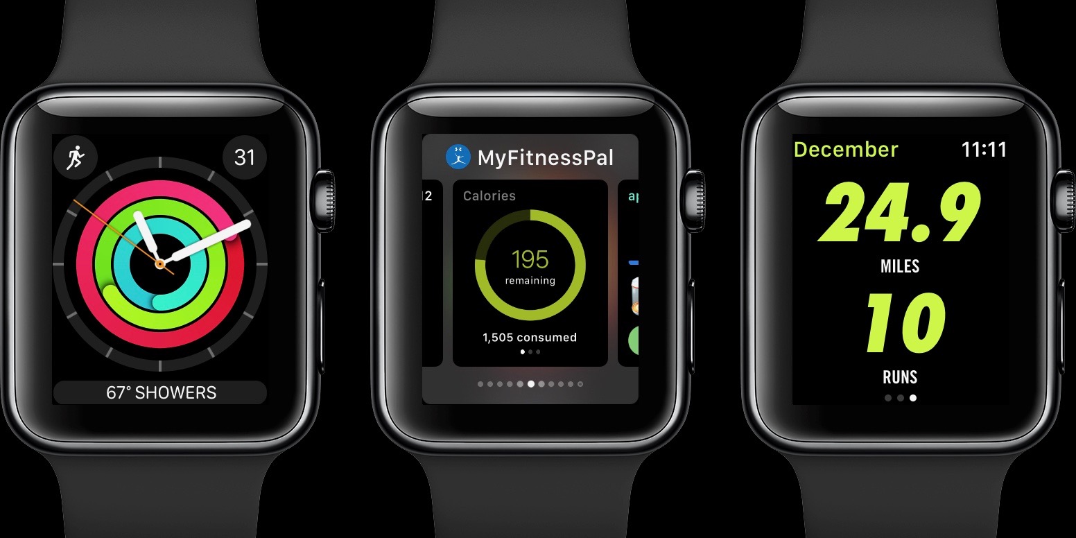 connect apple watch to fitness pal