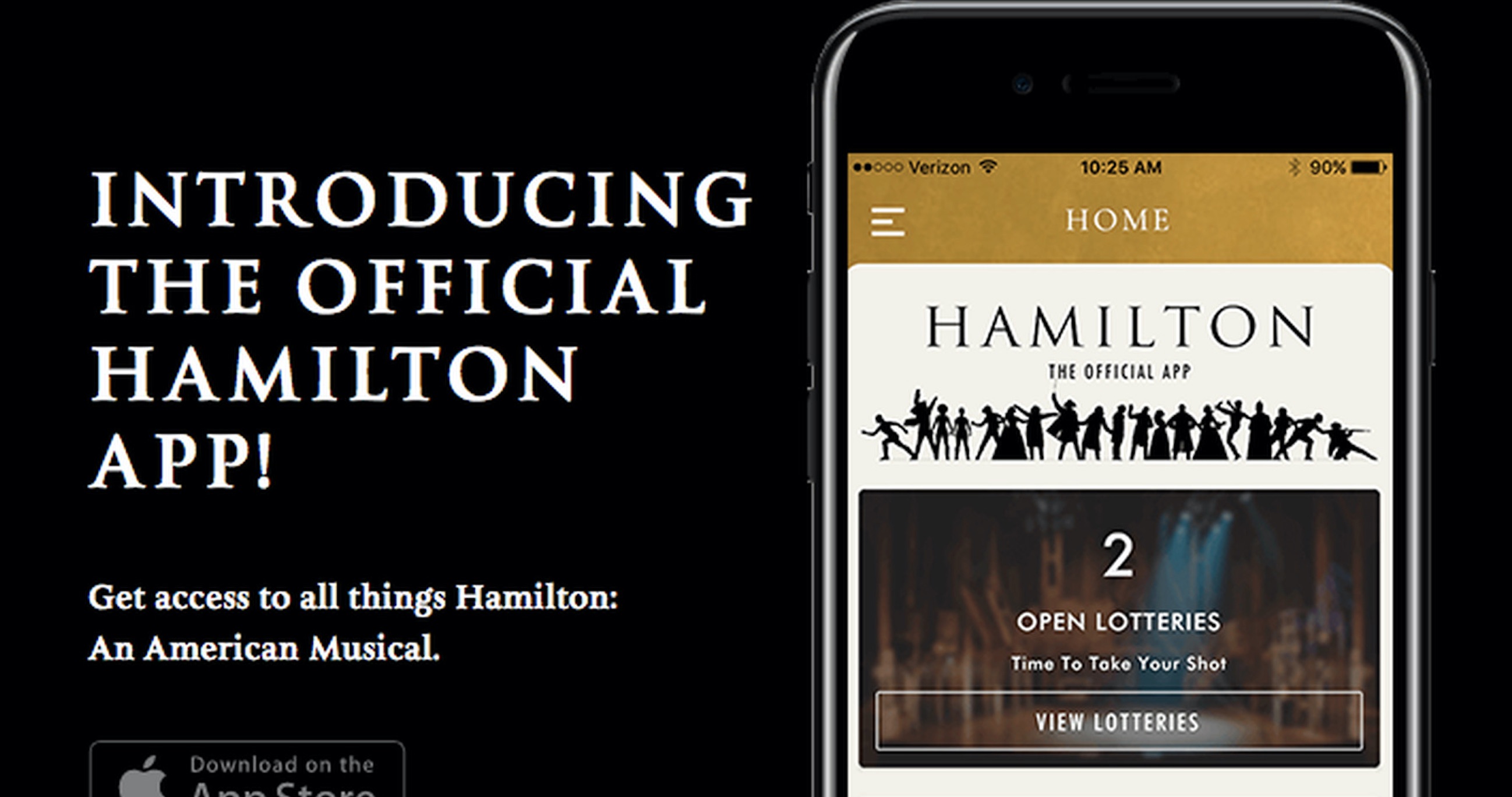 Broadway s Hamilton releases new iOS app with stickers ticket