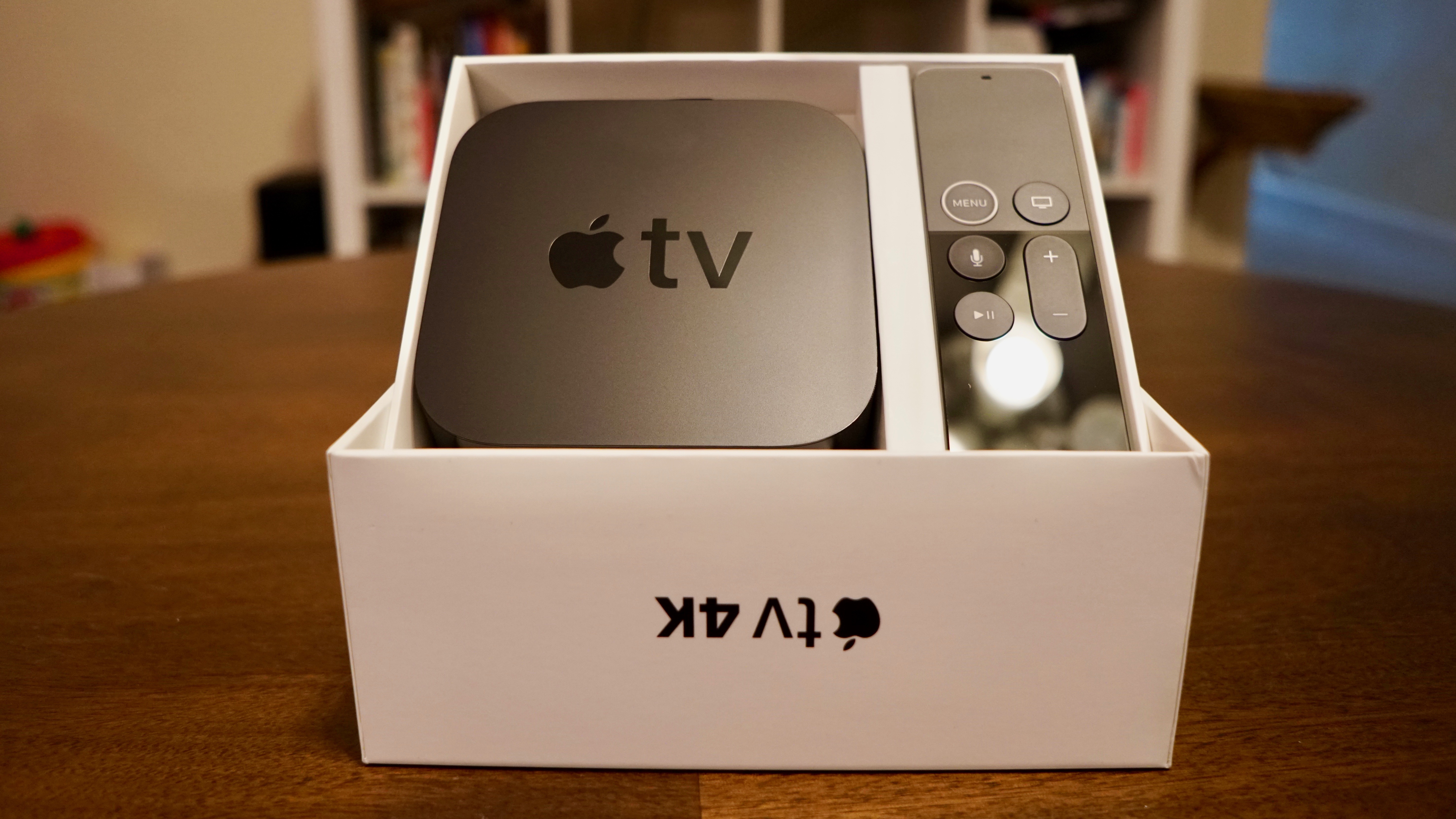 an apple tv box