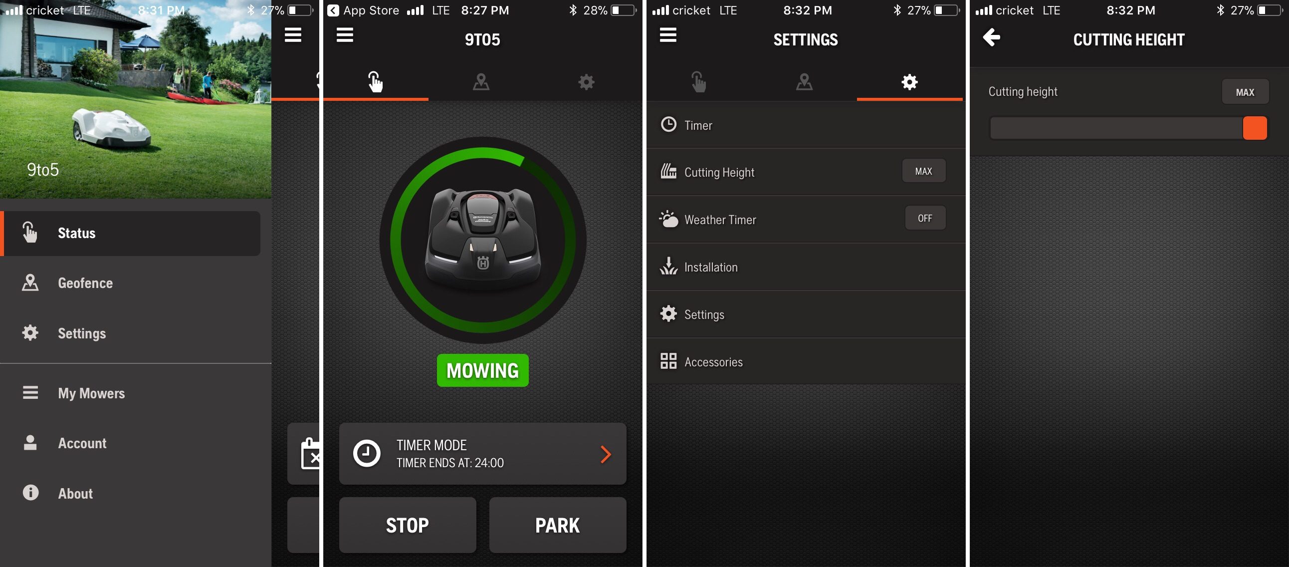 Husqvarna Automower the iOS controlled mower that cuts your lawn so