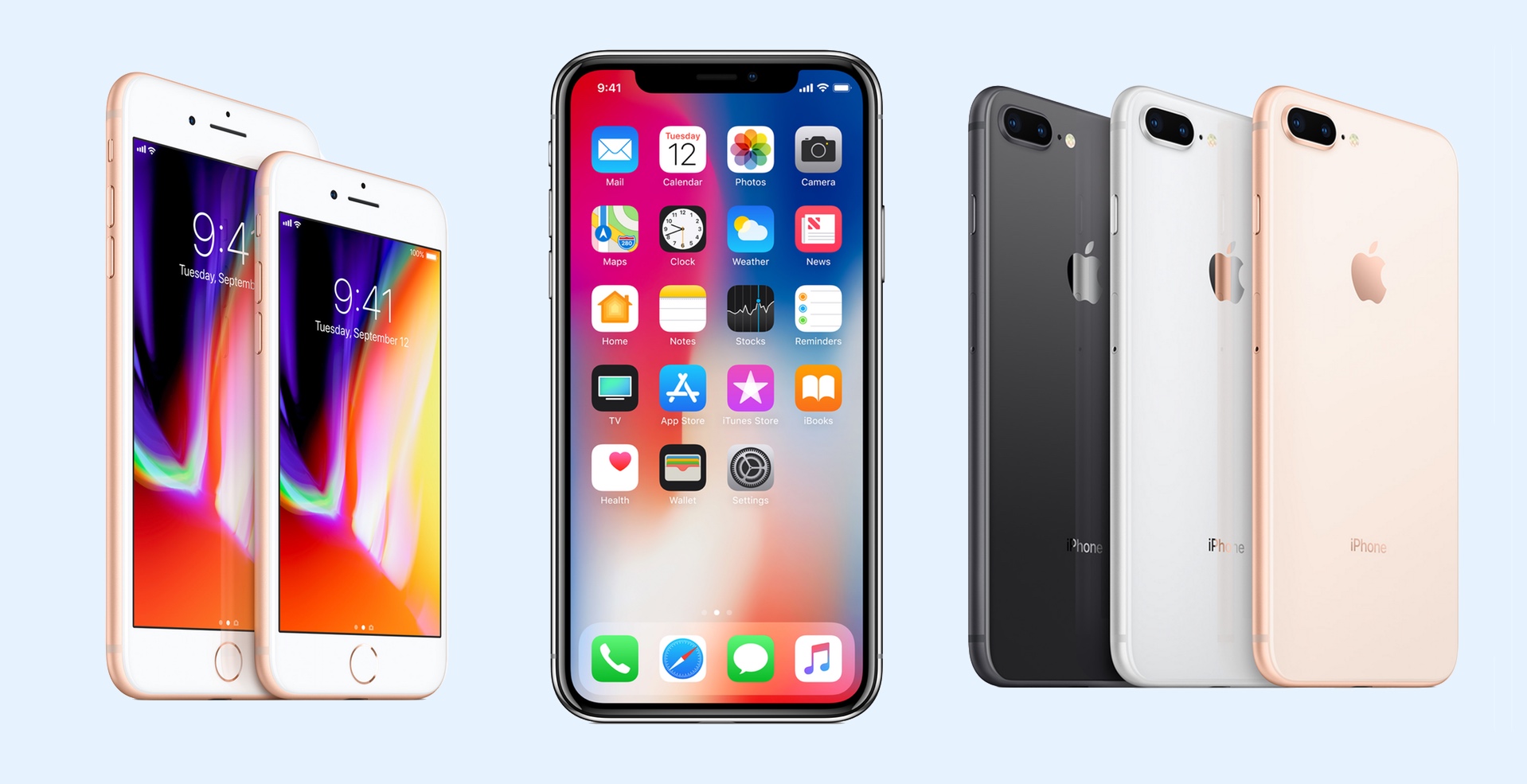 Roundup: iPhone 8, iPhone 8 Plus and iPhone X specs and prices compared