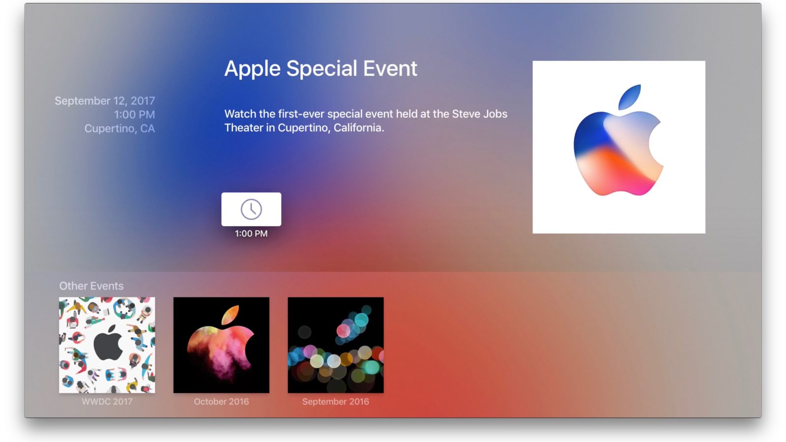 Apple Updates Apple Tv Events Streaming App Ahead Of Iphone 8