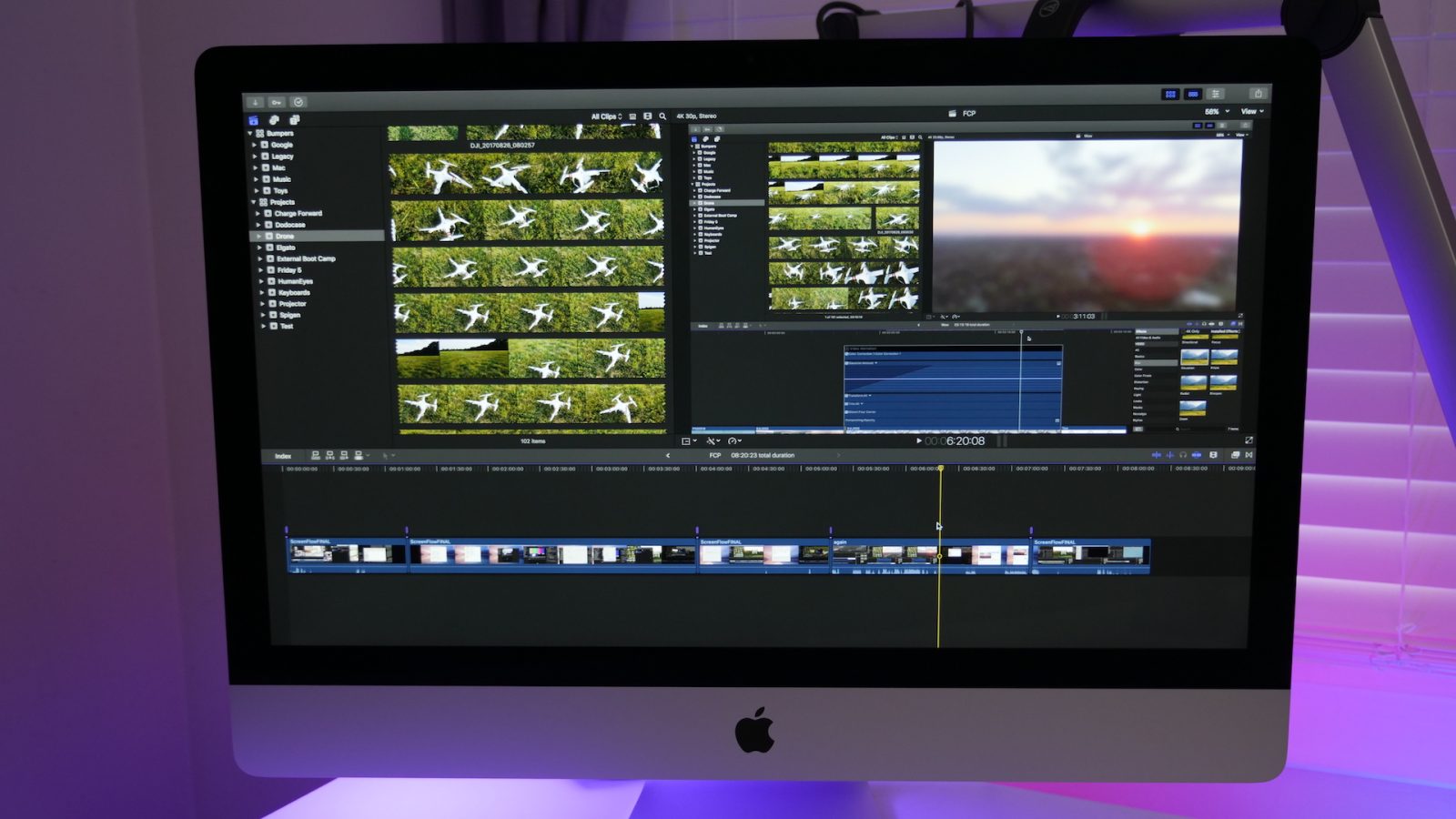 Final cut pro x картинка в картинке