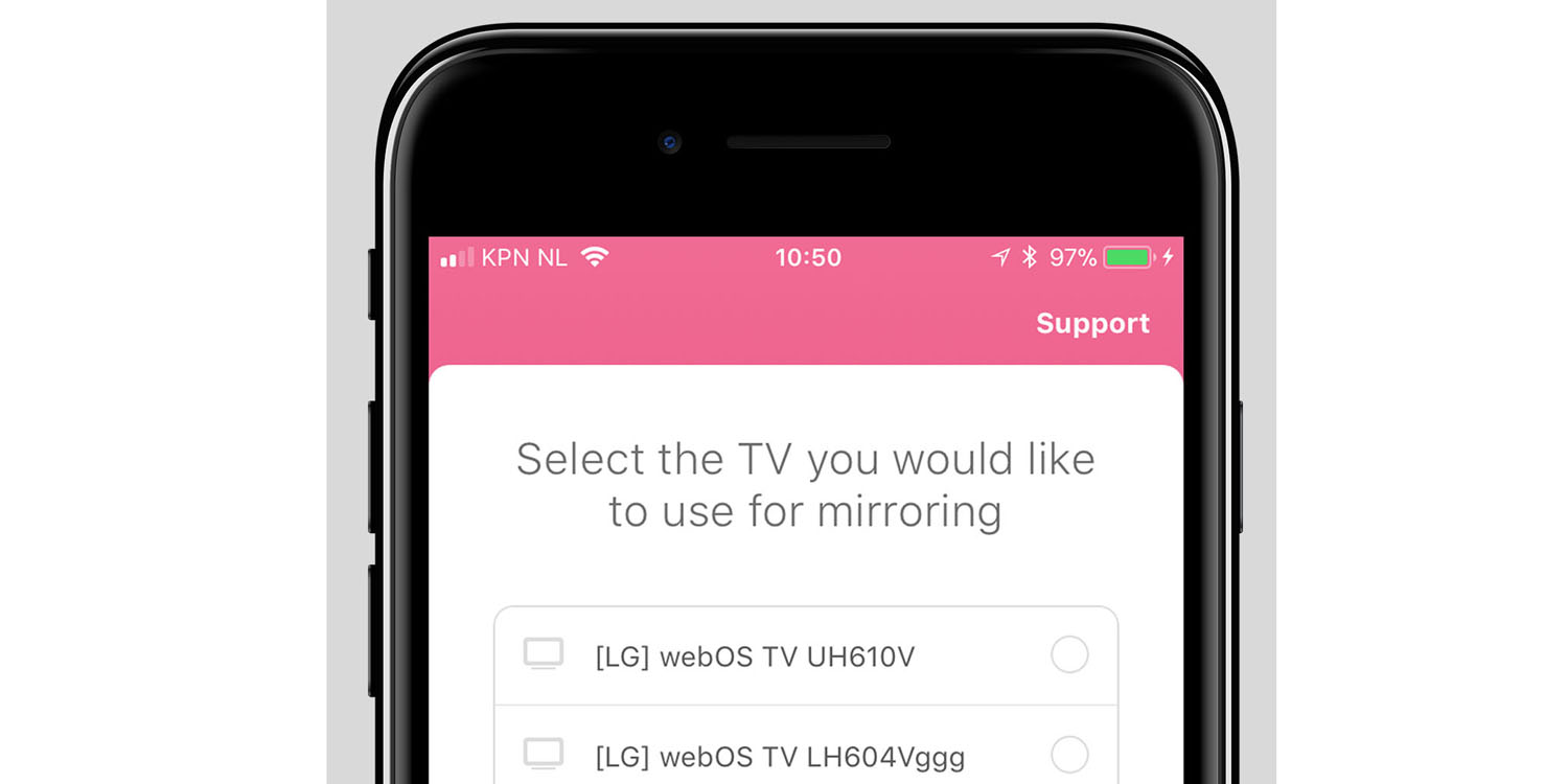 mirror lg tv to phone