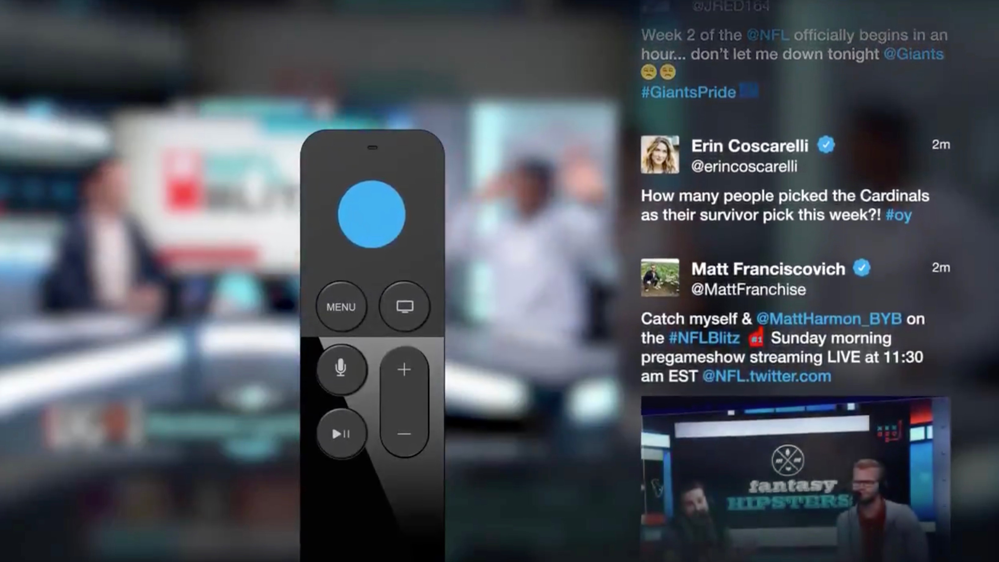 Twitter Updates Tvos App With New Ios Integration To Easily Tweet While Watching Apple Tv 9to5mac