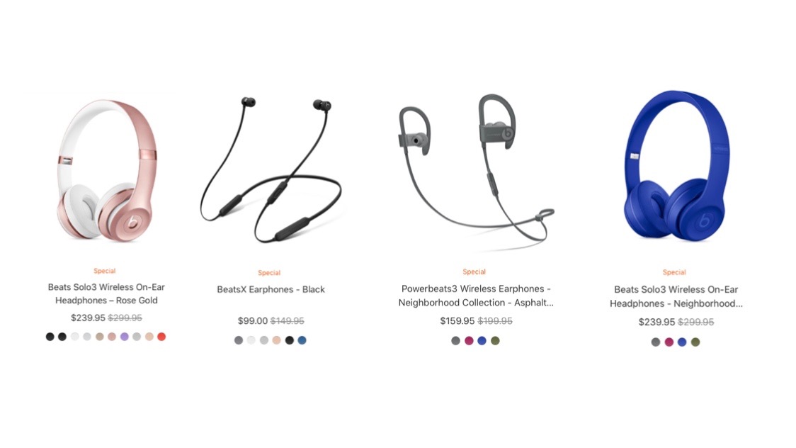 Apple Discounts Beatsx Powerbeats3 And Beats Solo3 By Up To 30