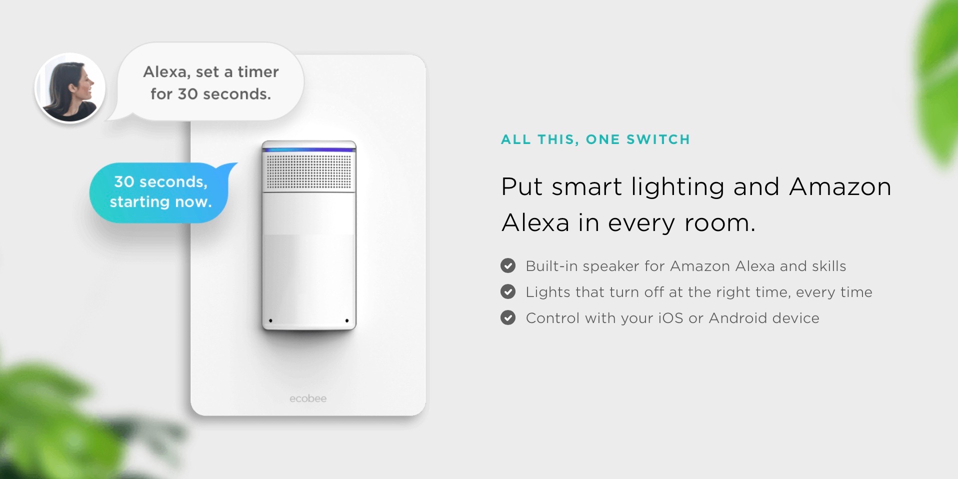 Ecobee light best sale