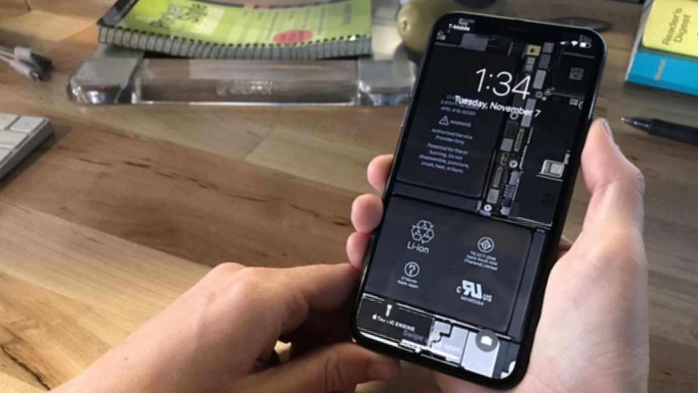 iFixit's internal iPhone X wallpapers