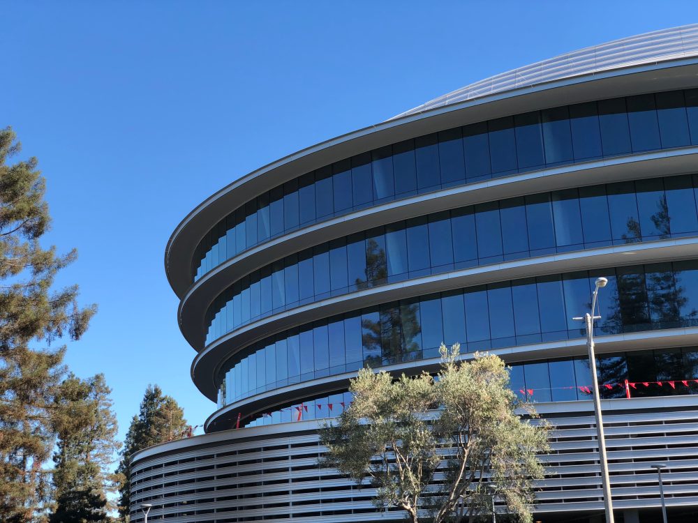 Construction of Apple's stunning 'second spaceship' campus in Sunnyvale