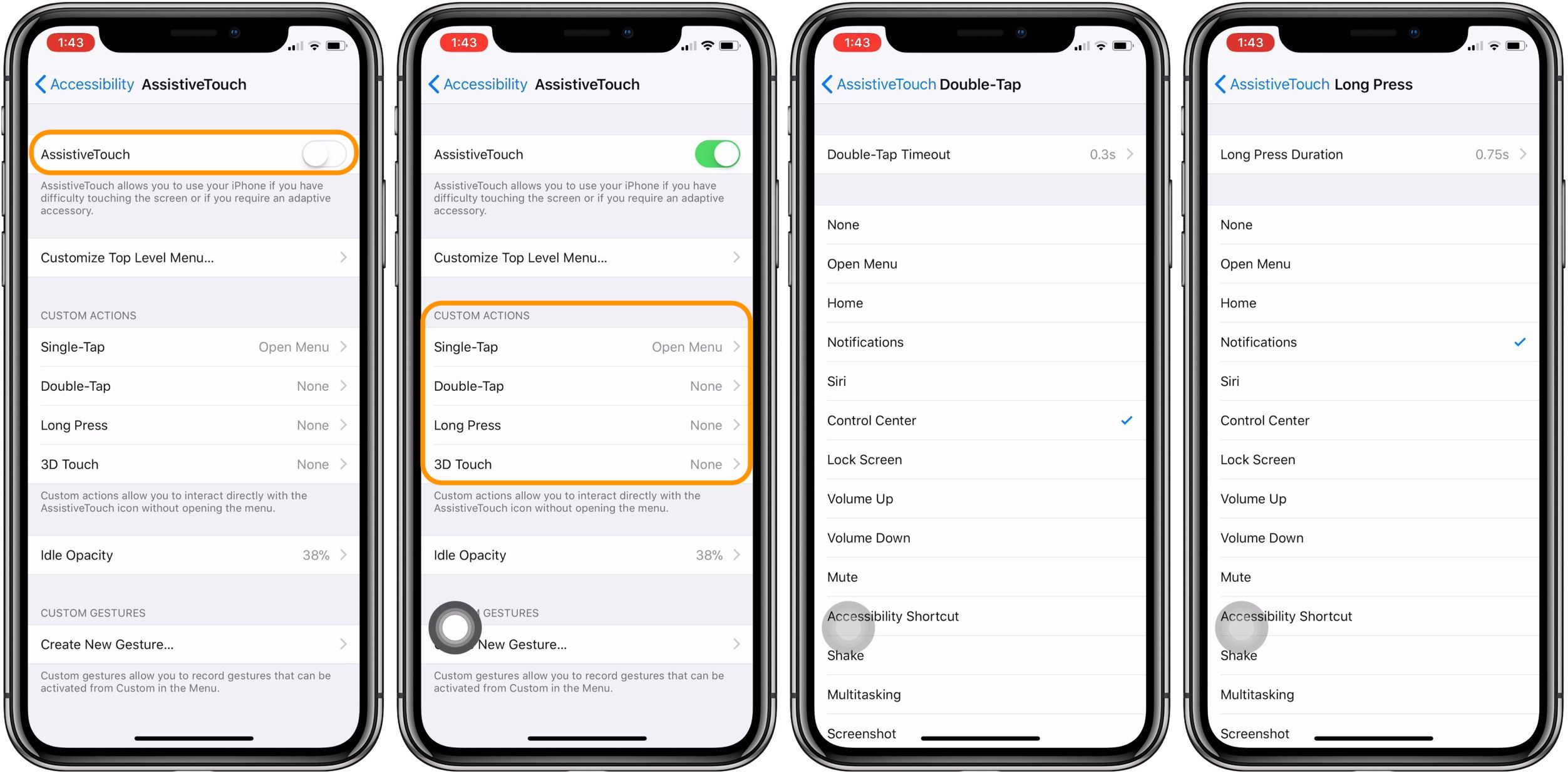 iPhone X: Create useful shortcuts with a virtual Home button for a 
