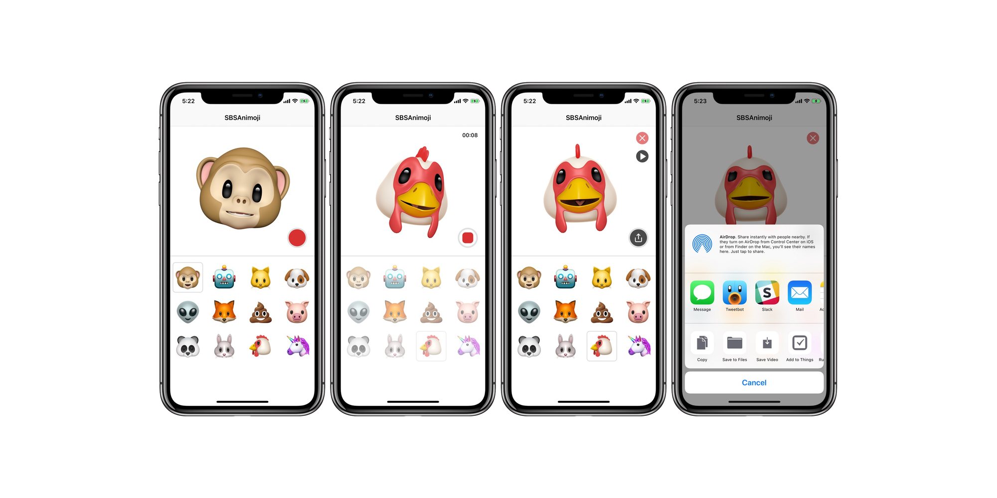 animoji video app