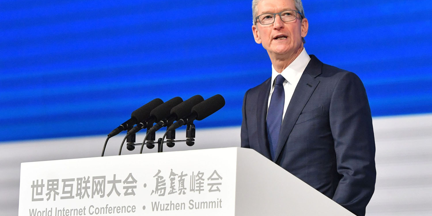 photo of Tim Cook touts Apple’s history in China at state economic forum: ‘This has been a symbiotic kind of relationship’ image