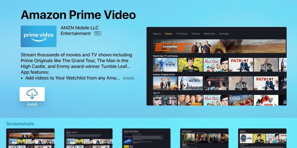 Amazon Prime Video app reportedly set alltime tvOS record for early